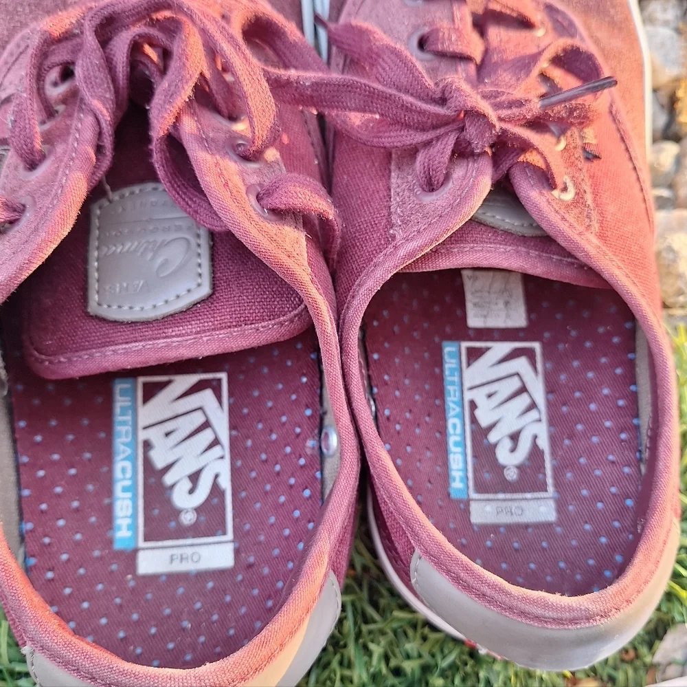 Vans Chima Ferguson Pro Port Royale burgundy suede 10.5